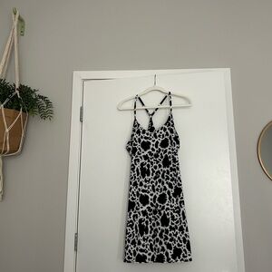 Outdoor Voices animal print exercise dress